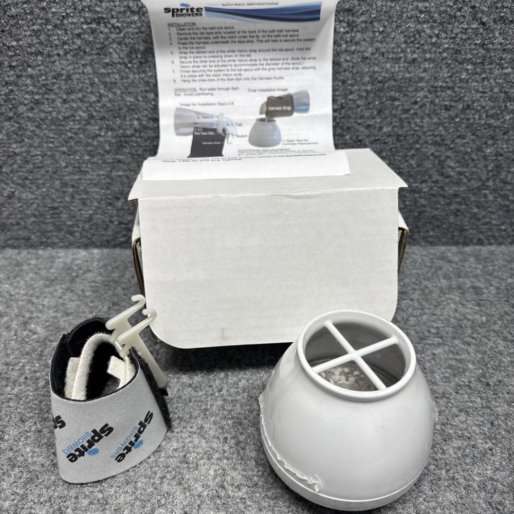 BB-WH Sprite‎ Filtered Bath Ball - White